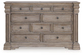 Blairhurst King Panel Bed, Dresser, Chest and 2  Nightstands